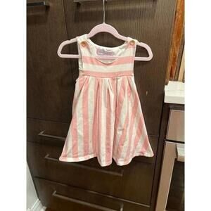 Sweethoney pink‎ stripe dress size 4T